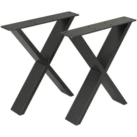 [en.casa] Tischgestell Maribo 42 x 40 x 6 cm