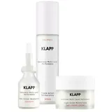 Klapp Cosmetics Klapp Hyaluronic Multi Level Performance Triple Action Moisturizing Power Trio Set = Day & Night Cream 50 ml + Serum Booster 15 3 pieces