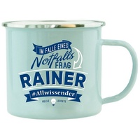 Hti-Living H&H Echter Kerl Emaille-Becher Rainer