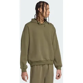 adidas Soft Lux Hoodie - Olive Strata - S