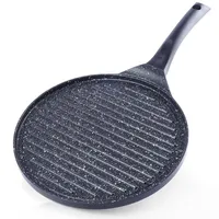 Orion group Grillpfanne Grill Pfanne Aluminiumguss Antihaftbeschichtete für Gas