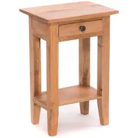 DESIGN DELIGHTS Telefontisch Honig, Holz, 34x52x24 cm, Wohnzimmer, Wohnzimmertische,