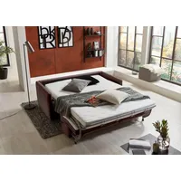 Places of Style Schlafsofa Limone, für Dauerschläfer geeignet inklusive hochwertige Matratze braun