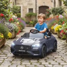 aiyaplay Kinder Elektroauto 12V Mercedes-AMG grau