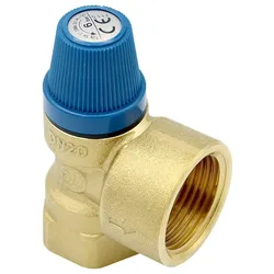 Caleffi Membran Sicherheitsventil 3/4 Zoll 6 bar Überdruckventil Heizungsventil