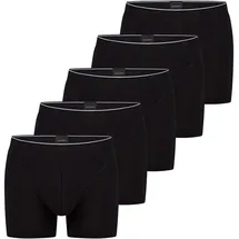 SCHIESSER Retro Boxershorts unifarben schwarz XXL 5er Pack