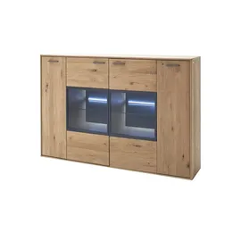 Woodford Highboard 184 x 123 x 37 cm Mehrfarbig