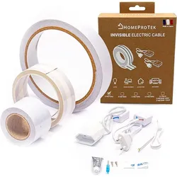 Kabelkanal-Kit von HomeProtek. Kabelabdeckung für Wand, Decke und Boden