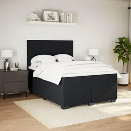vidaXL Boxspringbett 140 x 200 cm Schwarz