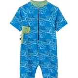 Sterntaler Schwimmanzug Dino UV-Schutz 50+, 3D-Zacken, für Kinder, 379 blau, 80