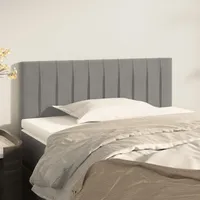 VidaXL Kopfteil Hellgrau 100x5x78/88 cm Samt