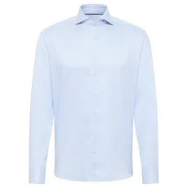 Eterna Langarmhemd Modern Fit Blau 45