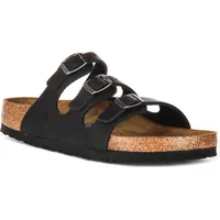 Birkenstock Florida Soft Footbed In Black | Regular Fit – 5 UK - 38 EU - 7/7.5 F US / Black - Schwarz