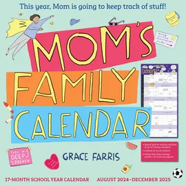 Workman Calendars Mom's Family Wall Calendar 2024-2025