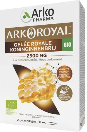 Arkopharma Arkoroyal Gelée Royale Bio 2500mg Ampullen 20x10ml