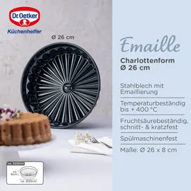 dr. oetker küchenhelfer Back-Liebe Charlottenform Ø 28 cm