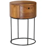 KADIMA DESIGN Nachtschrank 40 x 40 x 60 cm Braun