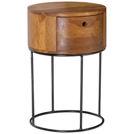 KADIMA DESIGN Nachtschrank 40 x 40 x 60 cm Braun