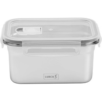 Lurch 240892 Lunchbox Safety/Aufbewahrungsbox aus hochwertigem Edelstahl mit BPA-freiem Kunststoffdeckel 1000ml