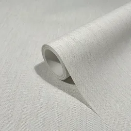 Marburg Vliestapete Textil Optik Einfarbig Modern 10,05 m x 0,53 m 0 g Beige 47614