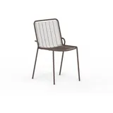 Roma Terrassenstuhl Metall stapelbar Bronze