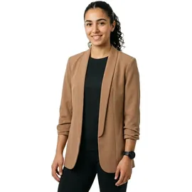 Pieces Damen Pcboss Noos 3/4 Blazer, Fossil,XL
