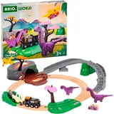 BRIO World Dinosaurier Abenteuer-Set