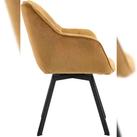 CLP Esszimmerstuhl Jordi Cord, orange