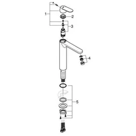 Grohe Eurosmart Cosmopolitan XL-Size Einhandmischer chrom 23921000