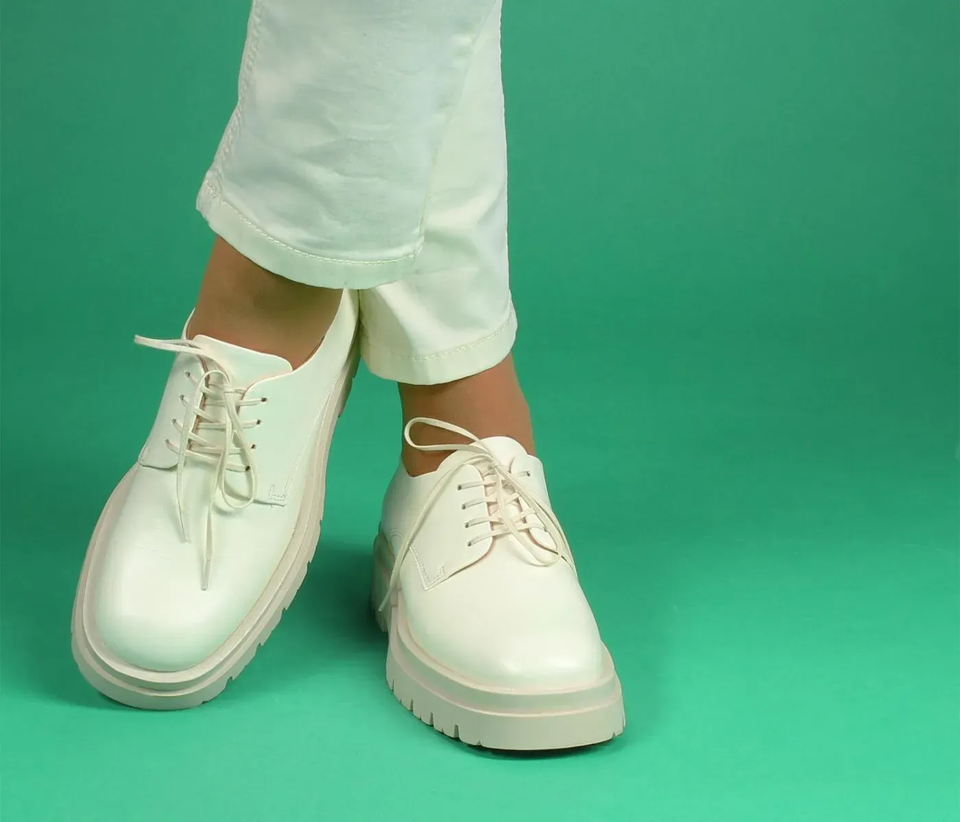 TenPoints Schnürschuhe Margaret 60349-903-vanilla beige TPN 181 Gr.37 - TPN 181