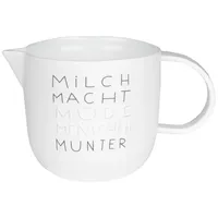 räder Guten Morgen Milchkännchen Milch macht müde Menschen munter Weiß