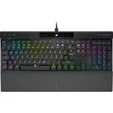 Corsair K70 RGB PRO Mechanische Gaming-Tastatur (CHERRY MX SPEED 8.000Hz Hyper-Polling, PBT DOUBLE-SHOT PRO-Tastenkappen, Soft-Touch-Handballenauflage) QWERTZ, DE