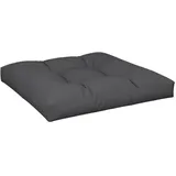 vidaXL Palettenkissen 70 x 70 x 12 cm schwarz 1 St.