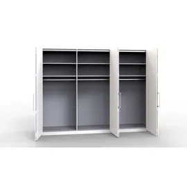 Wiemann Falttürenschrank Loft 300 x 216 x 58 cm Weiß
