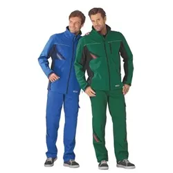 Wetter- und Kälteschutz-Softshelljacke Highline 2385 grün/schwarz/rot, Größe M - grau/rot - M