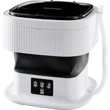 Clean Maxx CLEANmaxx Mini-Waschmaschine ideal für Unterwegs | Mobile Waschmaschine mit 2 Waschprogrammen & einem Schleudergang | Zusammenfaltbar & leise | Für bis zu 1kg Wäsche | Geeignet für Camping & Reisen
