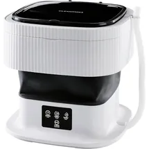 Clean Maxx CLEANmaxx Mini-Waschmaschine ideal für Unterwegs | Mobile Waschmaschine mit 2 Waschprogrammen & einem Schleudergang | Zusammenfaltbar & leise | Für bis zu 1kg Wäsche | Geeignet für Camping & Reisen
