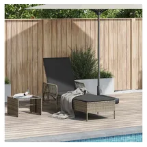 vidaXL Sonnenliege 157 x 55 x 92 cm Grau