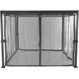Siena Garden Moskitonetz Florenz für Pavillon Grau 300 cm x 216 cm