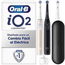 Oral-B iO Laboratory 2 Duo Pack Schwarz/Rosa + 2. Handstück