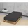 biberna Spannbettlaken Melange-Flanell 90 x 190 - 100 x 200 cm titanium