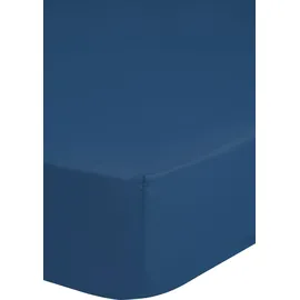 Good Morning Spannbettlaken Renforcé 180 x 220 cm blau