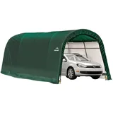 ShelterLogic Zeltgarage 6,10 x 3,00 m grün mit Rückwand