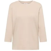Cecil Langarmshirt in oat milk beige | XL