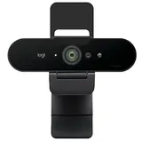 Logitech Brio 4K (Modell 2025) Webcam Grafit - 4K(30FPS), 5-fach Zoom, RightLight 3-Beleuchtungskorrektur, Anpassbar via Logi Options+