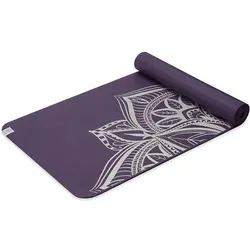 GAIAM YOGAMATTE AUBERGINE MEDALLION 6MM PREMIUM, aubergine, ONE SIZE