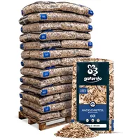 Galamio Holzhackschnitzel Natur 60l x 39 Sack 2340l Palette