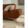 W.Schillig Eckcouch Leder 2-Sitzer Orange