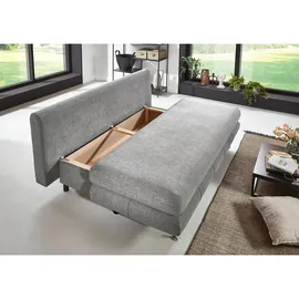 SUN GARDEN Schlafsofa Benfeld Grau - B/H/T ca. 190,00x93,00x75,00