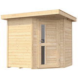 Weka Gartenhaus 229 A 2,09 x 2,05 m natur